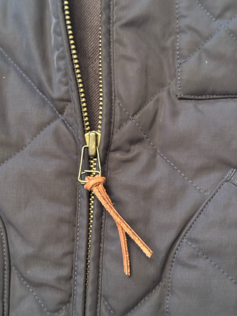 J. Crew Quilted Sussex Vest in Black Medium - Picture 3 of 8